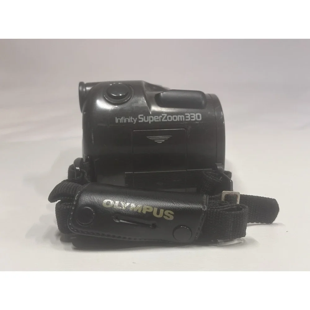 Olympus Infinity SuperZoom 330 Point & Shoot Film Camera Untested